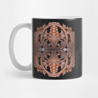 Wooden Carving Mug